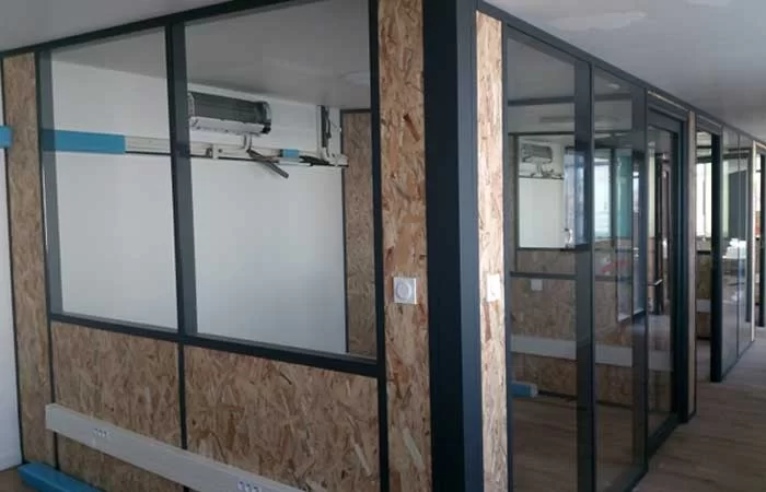 cloison amovible travaux